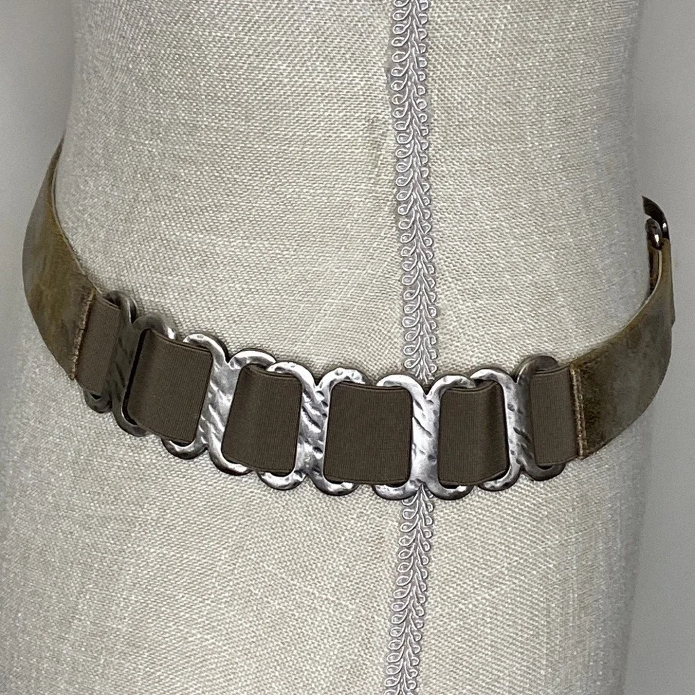 Suzi‎ Roher leather stretch belt